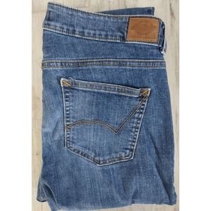 Dickies Women's Bootcut Stretch Denim Blue Jeans Size‎ 8 Reg